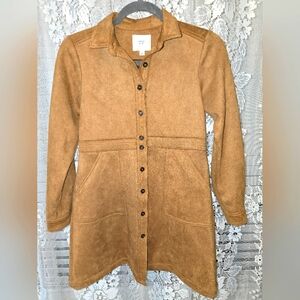 A Loves A, Girls, Button Down Jacket Dress, Large